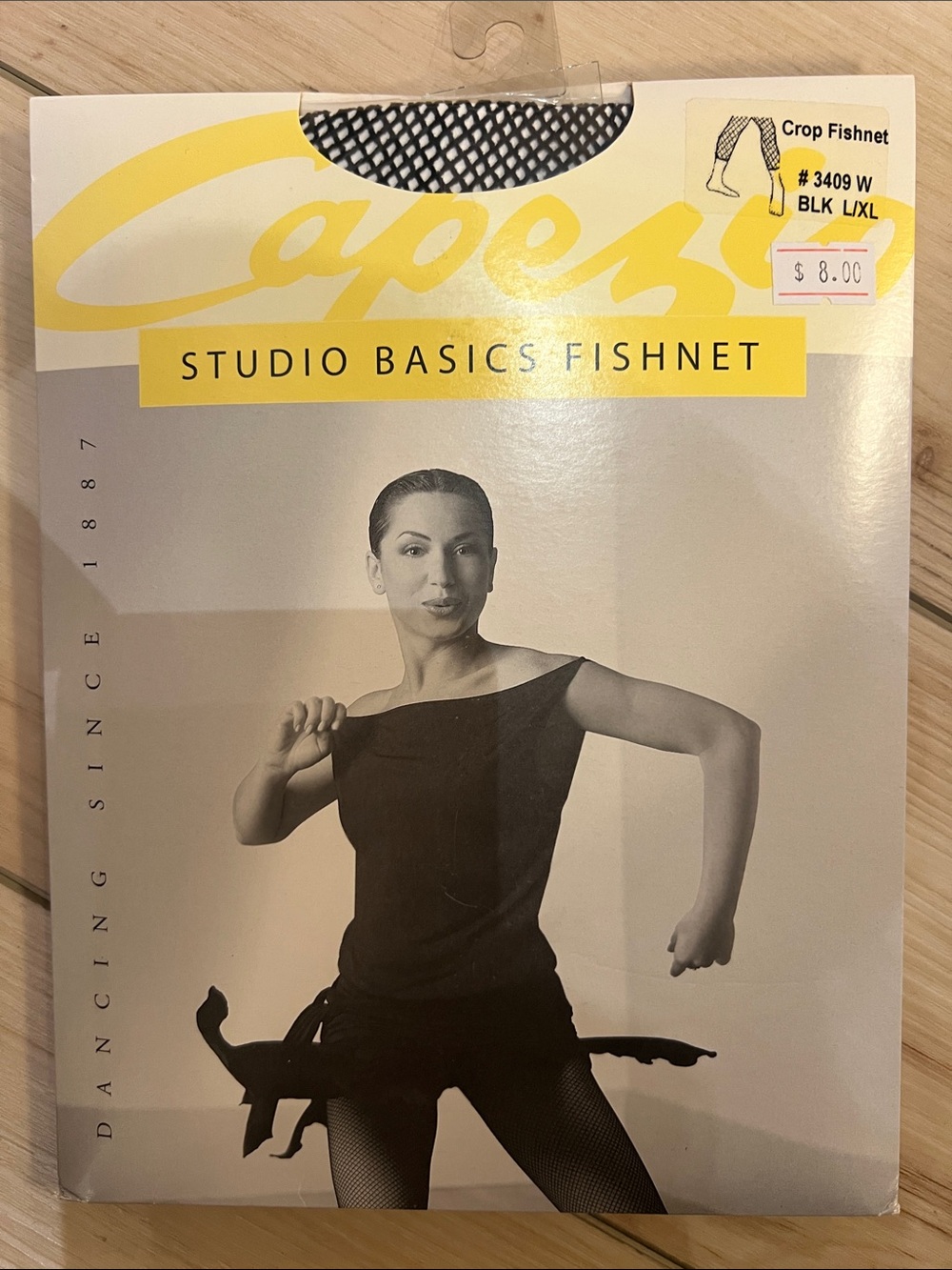 Capezio Black Studio Basics Fishnet Crop Top